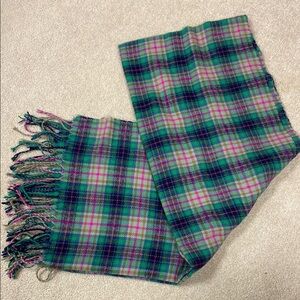 JCREW Plaid Fringe Women's Scarf ❤️